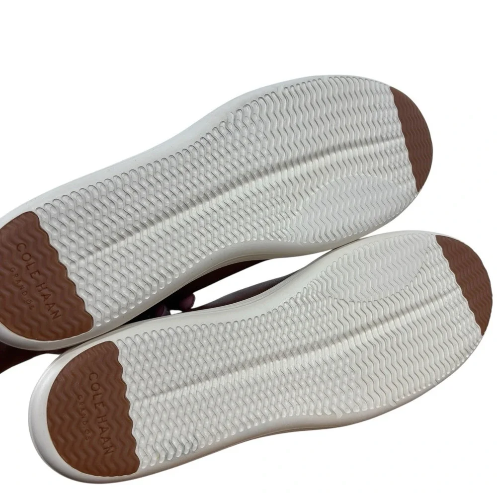 Cole Haan Men's Grand Crosscourt‎ II Sneaker Cognac Brown Leather Casual Sz 13 - Picture 9 of 12